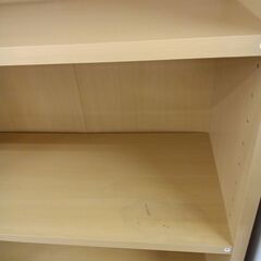 リユースのサカイ栃木店★ジモティ割あり★  本棚 ベージュ W60×D30×H174.5 クリーニング済み TC11847の画像