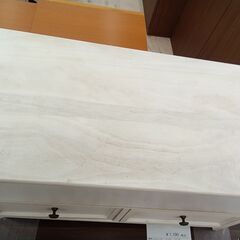 リユースのサカイ栃木店★ジモティ割あり★  TV台 ホワイトベージュ W75×D35×H44.5 クリーニング済み TC11848の画像