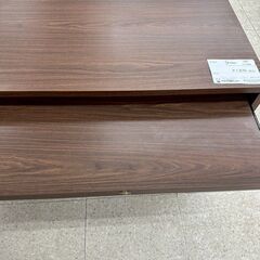 ★リユースのサカイ高崎店★TJ13544  学習机 茶 H70.5×D58.5×W88 クリーニング済みの画像