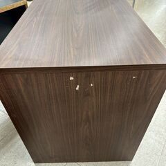 ★リユースのサカイ高崎店★TJ13544  学習机 茶 H70.5×D58.5×W88 クリーニング済みの画像