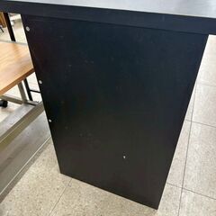 ★リユースのサカイ高崎店★TJ13545 大洋(株) デスク 黒 H71×D59×W120 クリーニング済みの画像