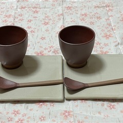 お菓子皿＆カップの画像