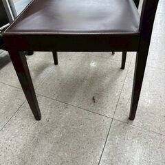 ★リユースのサカイ高崎店★TJ13547 J.L.Mollers チェア 茶 H85×D41×W45 クリーニング済みの画像