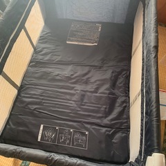 KATOJI カトージ ベビーベッド プレイヤード　ネイビーの画像