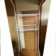 洗濯機　ランドリーラック  ラック　収納 棚 の画像