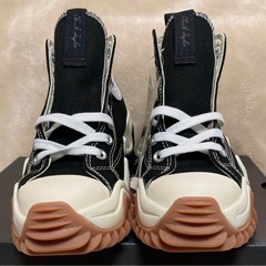 ランスターモーション 厚底ハイカット ブラック 23.5cm 【タグ付 新品 未使用品】の画像