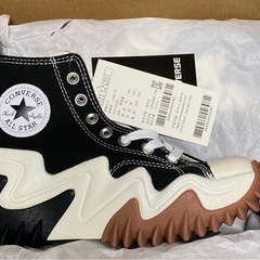 ランスターモーション 厚底ハイカット ブラック 23.5cm 【タグ付 新品 未使用品】の画像