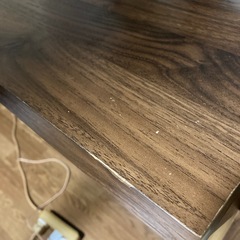  12/5・6・7取りに来られる方 パソコンデスク　テーブル　勉強机　ウォールナット　北欧の画像