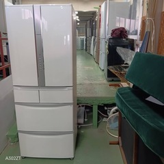 452 送料設置無料  日立　自動製氷機能付き大型冷蔵庫　475Lの画像