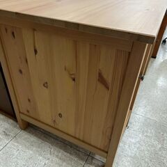 ★リユースのサカイ高崎店★TJ13552  デスク ライトブラウン H74×D64.5×W155 クリーニング済みの画像