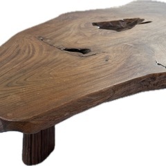 天然木の花台・飾り台｜温かみある足付きデザインの画像