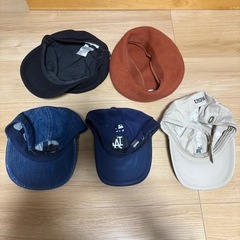 キャップ　帽子　レディース　5点セットの画像