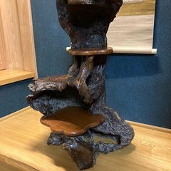 天然木の花台、お譲りしますの画像