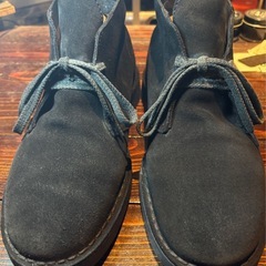 【GORE-TEX】クラークス デザートブーツ GORE-TEXブラックスウェード US9 27cmの画像