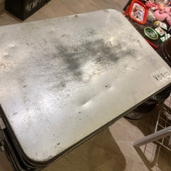 昭和レトロ アルミ 給食  箱  番重 収納箱 蓋付き 学校給食 アンティーク レトロ 什器の画像