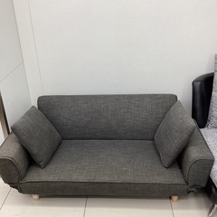 ローソファー ファブリック グレーの画像