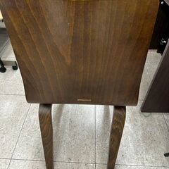★リユースのサカイ高崎店★TJ13556  椅子 茶 H83×D40×W40 クリーニング済みの画像