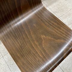 ★リユースのサカイ高崎店★TJ13556  椅子 茶 H83×D40×W40 クリーニング済みの画像