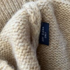 Polo  V字型セーター （ラムズウール）ブラウン色　メンズＬの画像