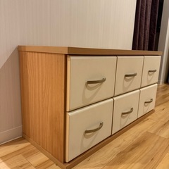 使い勝手が最高な可愛いキャビネットの画像