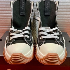 ランスターモーション 厚底ハイカット ブラック 26cm【タグ付 新品 未使用品】の画像