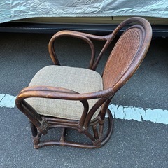 ラタン　籐椅子の画像