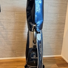 LEXUS ゴルフキャディバッグ ネイビー/シルバーの画像