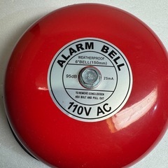 ALARM BELL」（警報ベル）火災報知器や信号ベルます。の画像