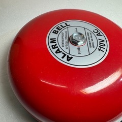 ALARM BELL」（警報ベル）火災報知器や信号ベルます。の画像