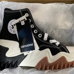 ランスターモーション 厚底ハイカット ブラック 27cm【タグ付 新品 未使用品】の画像