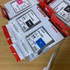 Canon 純正 PFI-102 インクカートリッジ 5色セットの画像