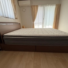 ニトリ　Nsleep ハードH3-CC　ダブルベッドの画像