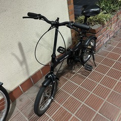 ミニチャリ自転車折りたたみ式の画像