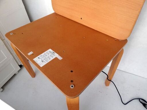 足元あたたかコタツデスク/幅80cm ダイニングこたつテーブル【中古】札幌市限定配送OR札幌市白石区/店頭お引き取り歓迎 商品情報_ダイニングこたつテーブル（80×80cm） | 山善の商品情報 