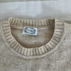 TORNEADE セーター（ウール）メンズ：Ｌ　ベージュ色の画像