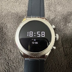 スマートウォッチ FOSMET R1 シルバー 中古美品の画像