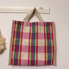 スカート、マフラー、トートバッグの３点セットの画像