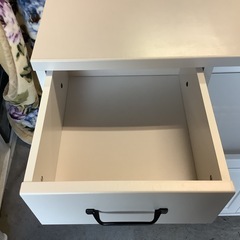 【リサイクルサービス八光】幅90cm　キッチンカウンター ユリアンⅡ WHの画像