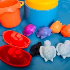 ウォーターテーブル　コストコ　ステップ 2 水遊び　夏　ベランダ　庭の画像