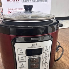D&S 電気圧力鍋　2019年製の画像
