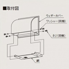 ステンレス製ウェザーカバーの画像
