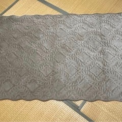 美品☆ベルベット調 ロングラグ 2点セットの画像