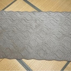 美品☆ベルベット調 ロングラグ 2点セットの画像