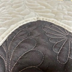 美品☆ベルベット調 ロングラグ 2点セットの画像