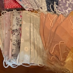 デザインマスク　不織布　約50枚の画像