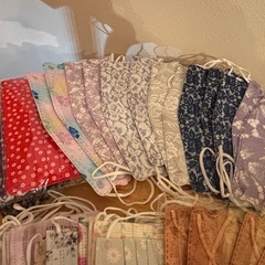 デザインマスク　不織布　約50枚の画像