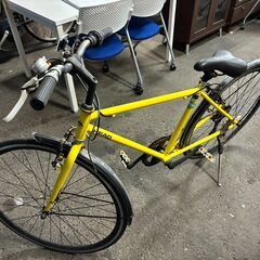 【リサイクルショップどりーむ荒田店】No.597 クロスバイク　28インチ　ギア切替無し（固定4速）サドル上下不可の画像