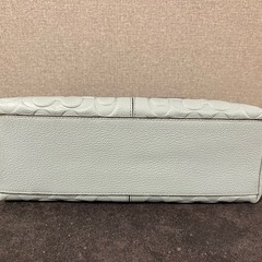 COACH エンボス かばん 水色 ショルダーバッグ  の画像