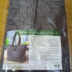 JRA非売品オリジナル、キルティングトートバッグの画像