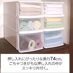 【美品】【5個】アイリスオーヤマ チェストLの画像